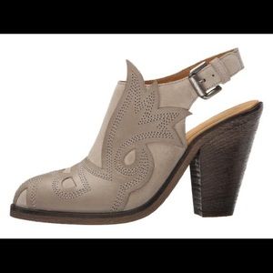 Maison Margiela Mm6 Western Bootie Slingback Mules